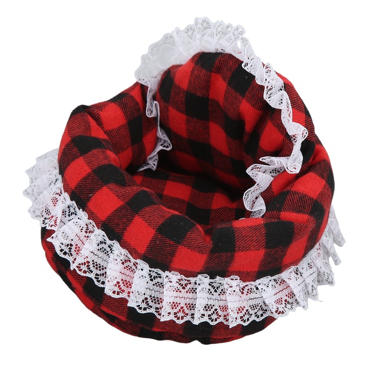 Culcus pentru hamster Enforose, confortabil, din bumbac, 30x25cm