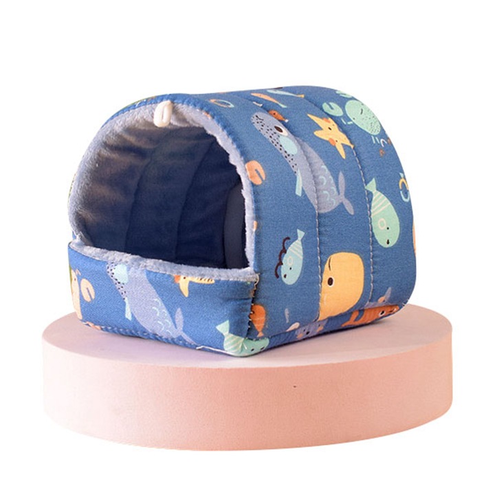 Culcus pentru Hamster, Enforose, bumbac moale si respirabil, design cu modele dragute, 1x1m