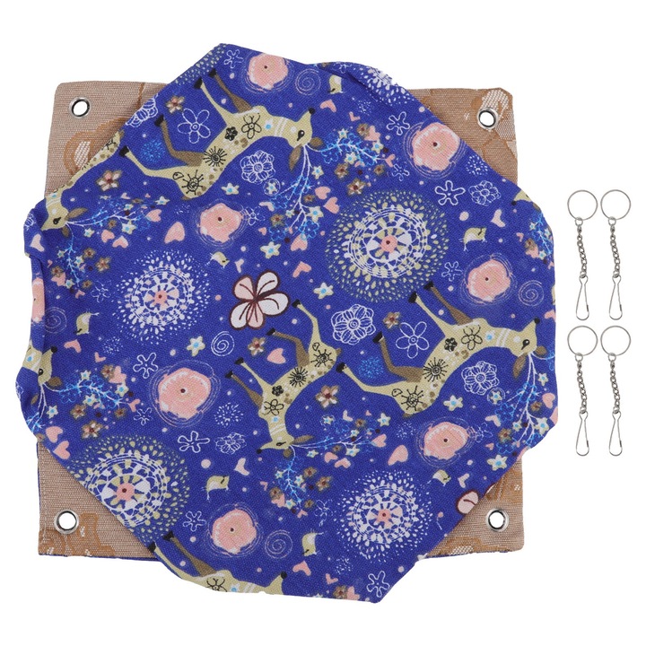 Culcus pentru animale Enforose, hamac dublu strat, panza de matase, pentru animale mici, 30x45cm