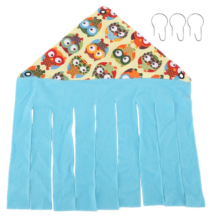 Adapost de colt pentru animale, Enforose, cort din panza flanel pentru hamsteri, dihori, chinchilla, bufnite