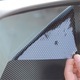 Parasolare auto Sunmostar, PVC, protectie UV si intimitate, negru, Adezive, 42x38cm
