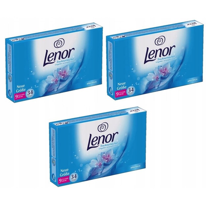 Lenor illatosító kendő, Spring Awakening, 3x34 kendő