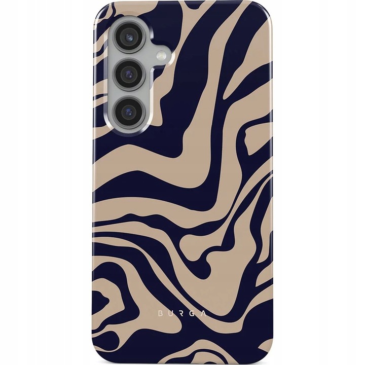 Carcasa Burga Vigilant Tough pentru Galaxy S24, bej si albastru marin