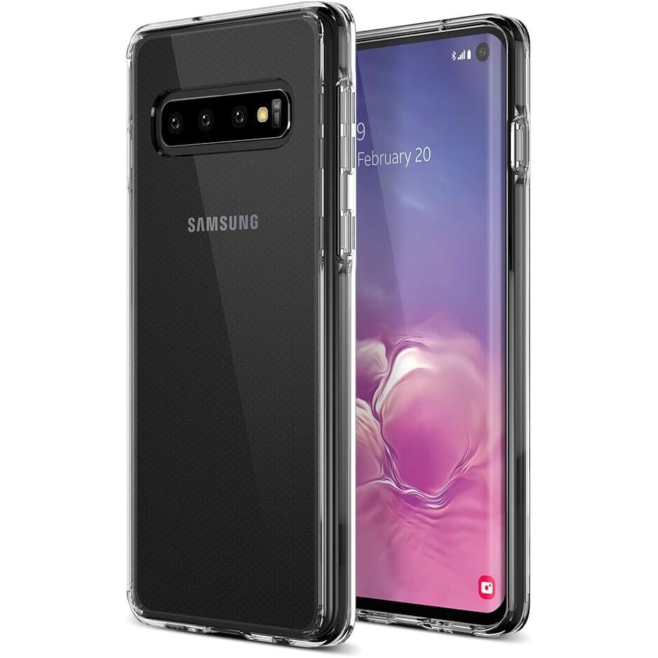 Husa protectie Mat-Tech compatibila cu Samsung Galaxy S10 Plus, Anti-soc, 2MM, Decupaje Precise, Rezistenta la impact, Margini ridicate pentru protectia ecranului, Transparenta