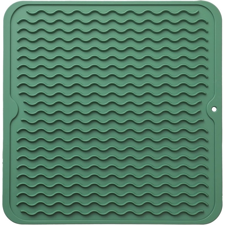 ZLR edénylefolyó, szilikon, 30x30cm, zöld