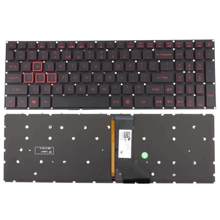 Tastatura pentru Acer AEZAUR01020 PK132WV1B00, Predator, G3-572, Helios, 300, G3-571