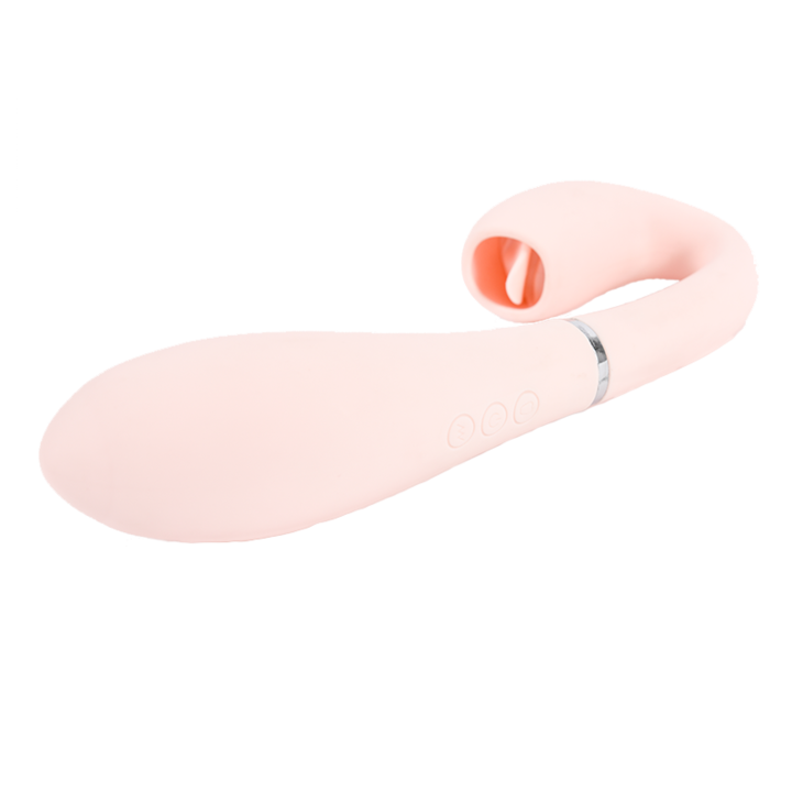 CHAOHOT vibrátor, G pont és csikló stimuláció, orvosi szilikon, 19cm