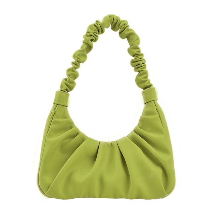 Női táska, ökológiai bőr, zöld