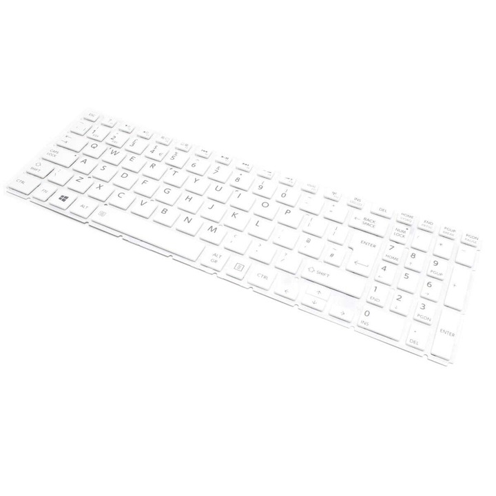 Laptop billentyűzet, US kiosztás, mini enter, keret nélkül, kompatibilis Toshiba Radius P50W, B, P55W, Satellite, C50, C, C55, L50, 16Z, 1CD, B5271, L50D, L50DT, L50T, L55, L55D, L55DT, L55T, S50, 142