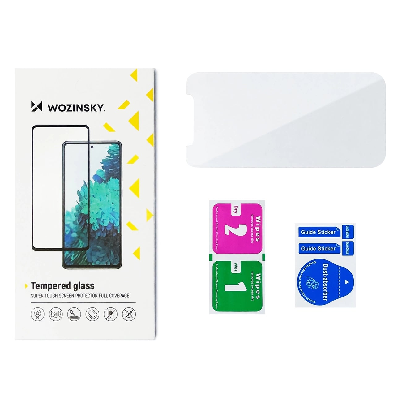 Folie protectie transparenta Case Friendly Wozinsky Tempered Glass compatibila cu Samsung Galaxy M55 5G