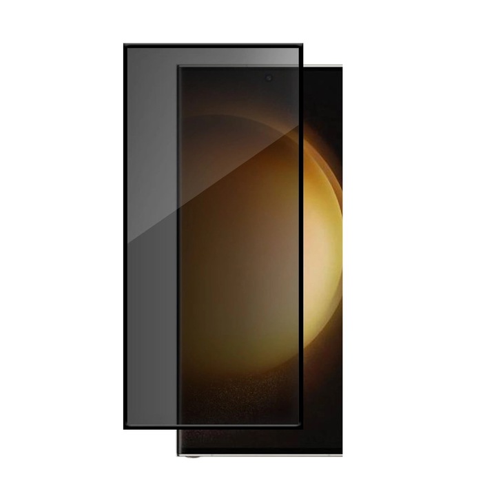 Folie sticla WOZINSKY Privacy compatibila cu Samsung Galaxy S24 Ultra Black