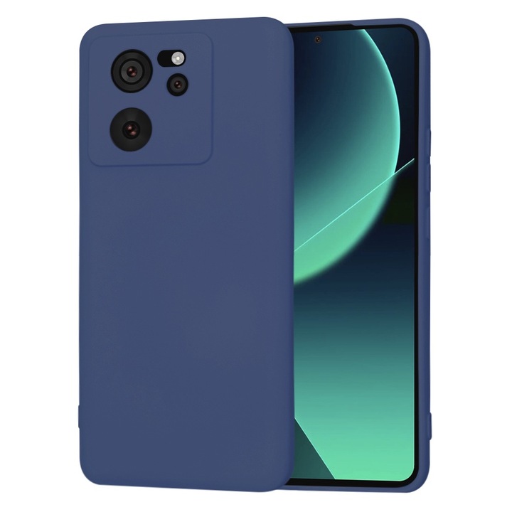 Husa Protectie pentru Xiaomi 13T/13T Pro, Cipsir Urban, SoftFlex, D36, Silicon, Albastru Marin