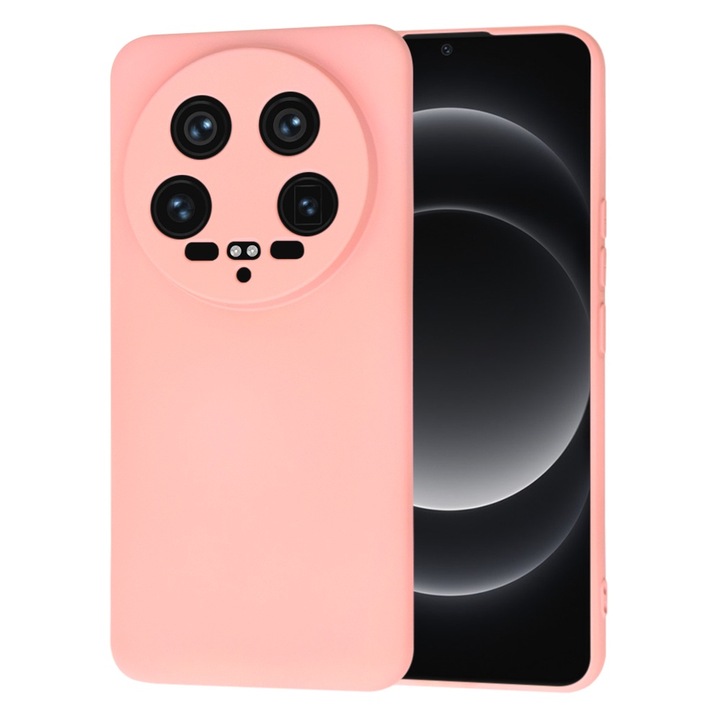 Xiaomi 14 Ultra védőtok, Cipsir Safe, SoftFlex, Q53, szilikon, krétapor rózsaszín
