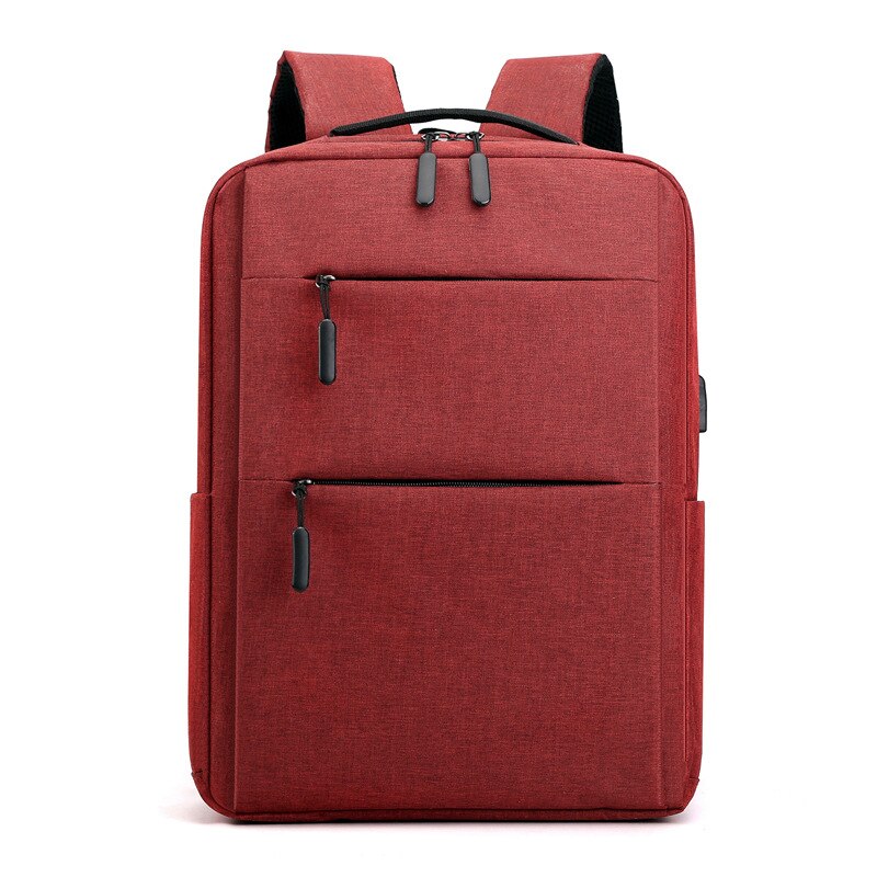 Rucsac laptop impermeabil, Nylon, Pentru laptop 15.6inch, Rosu