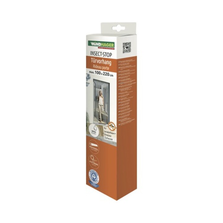 Plasa De Tantari Tip Perdea Pentru Usa Plus Alba 100x220 Cm