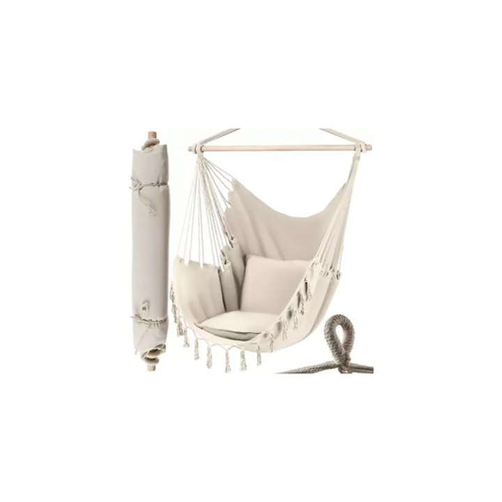 Brazil függőszék + 2 db párna - Bézs