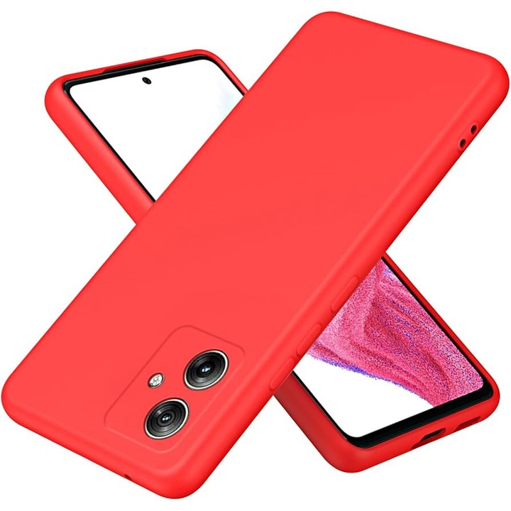 Капак за Motorola Moto G54 5G / G54 5G Power Edition силиконов кейс червен