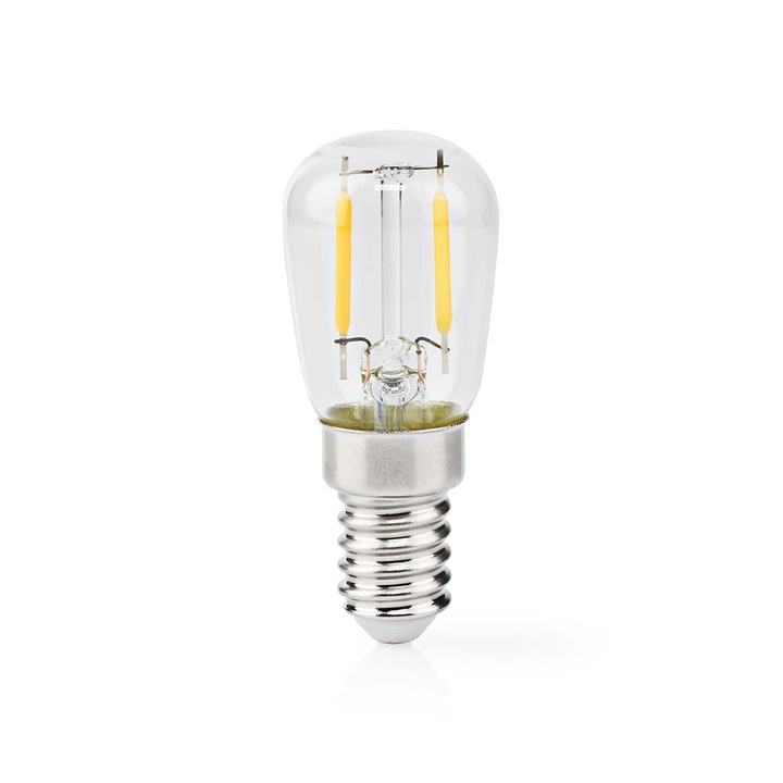 LED крушка за хладилник, Nedis, E14, 2.0W, 150lm, топло бяла, 2700K, T26, 1бр