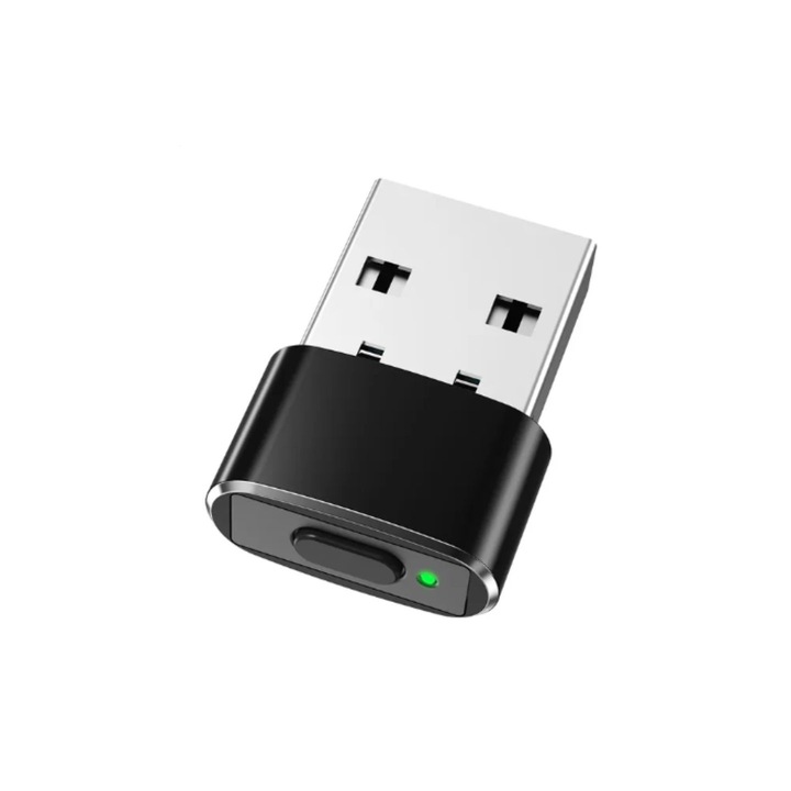 Usb Jiggler, Jelenlét szimulálása, Egér mozgatása, Tevékenység szimulálása Laptopon, Asztali számítógépen, Be/Ki, UnderShop