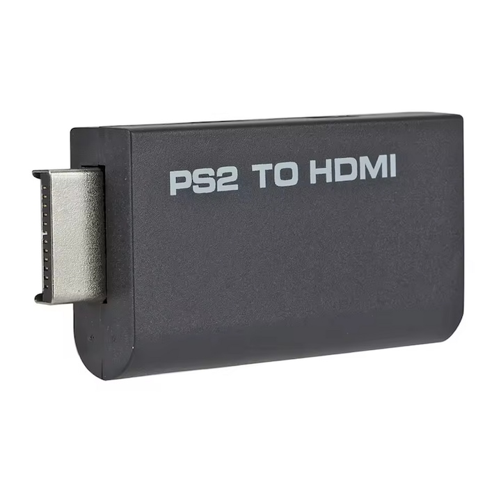 HDMI adapter Sony Playstation 2-höz, fekete, PAL 576i, NTSC 480p