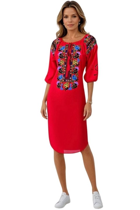 Rochie dama casual RDF, Rosu