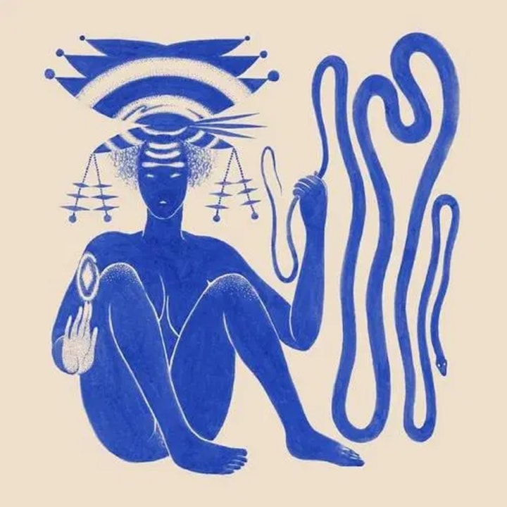 Hiatus Kayiote - Love Heart Cheat Code - Blue Vinyl