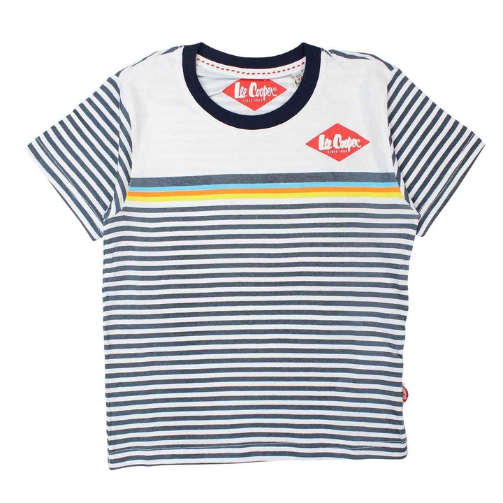 Gyermek póló, 100% pamut, fekete, Lee Cooper