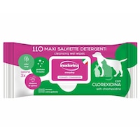 Servetele umede cu clorhexidina pentru caini si pisici, 110 buc