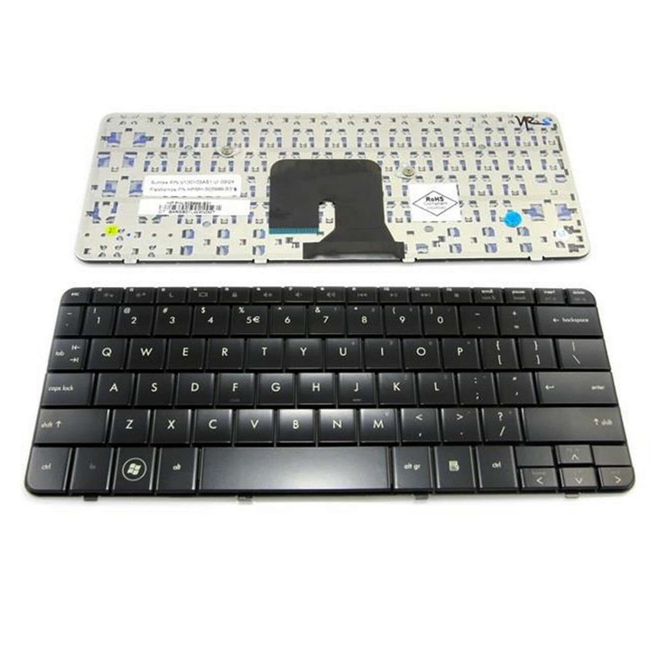 HP Black Keyboard Pavilion DV2 1000, Pavilion DV2 1030US, Pavilion DV2 1100, Pavilion DV2 1110US, Pavilion DV2 1199US, Pavilion DV2 1200