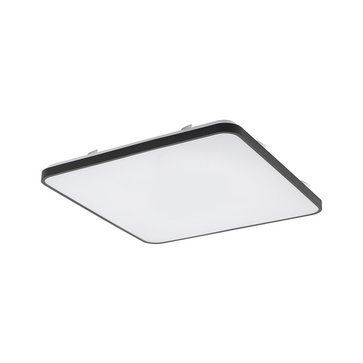 LED mennyezeti lámpa, AGNES SQUARE, fekete, 64W, 4000K, IP44, 63,5 cm - Nowodvorski
