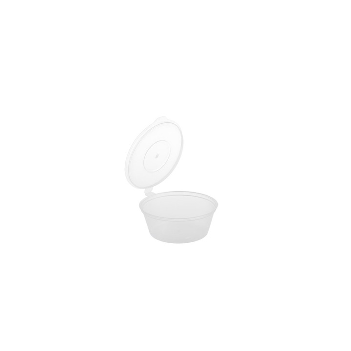 Sosiere transparente cu capac 30 ml 50 buc