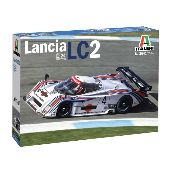 Macheta Automodel de construit Italeri Lancia LC2 24h Le Mans 1983 1:24 ITA 3641