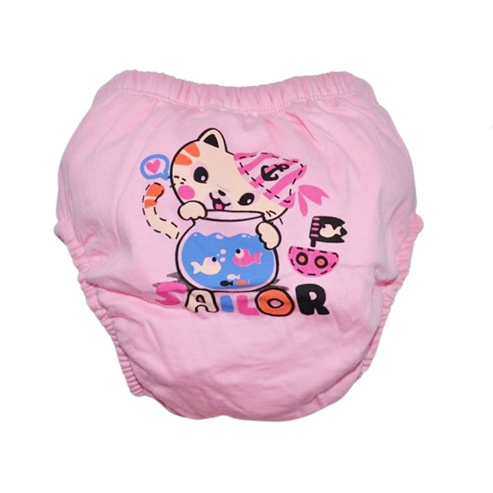 Преходни гащички за момичета Mini Junior CHREMJ-08, Розови 2-3 години