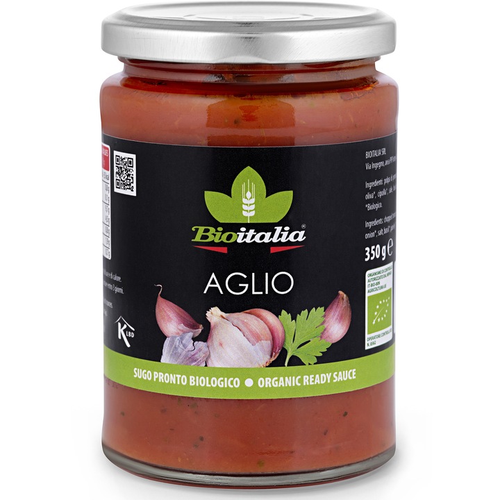Sos bio cu usturoi copt, Bioitalia, 350g