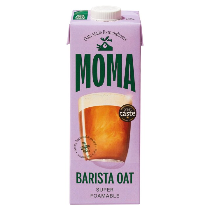 Bautura vegetala Barista din ovaz, Moma food, 1L