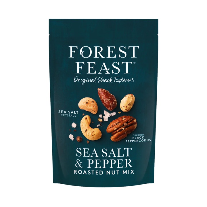 Mix de nuci cu sare de mare si piper negu, Forest Feast , 120g
