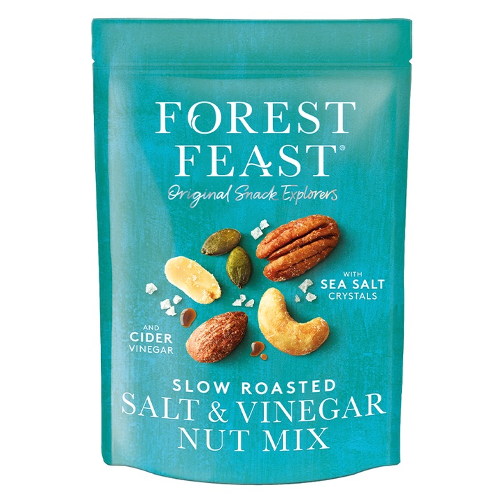 Mix de nuci cu sare de mare si otet din cidru, Forest Feast , 120g