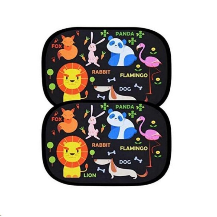 Set 2 parasolare auto electrostatice, protectie UV, pentru copii, 47x30cm