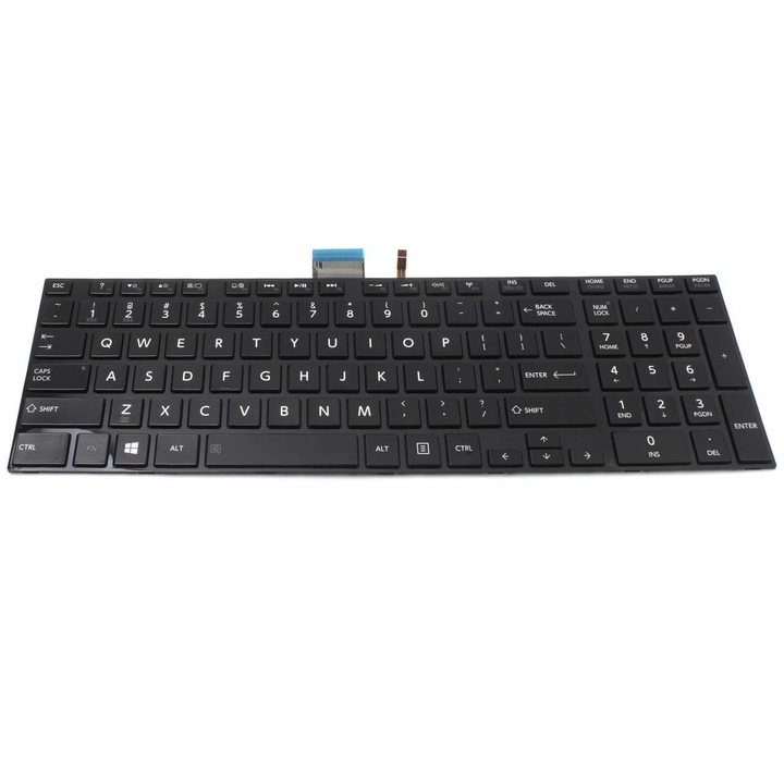 Клавиатура за Toshiba Satellite U50-A, US оформление C70, A, B, C70D, C75, C75D, E55-A, L50, L50D, L50T, L55, L55D, L55T, L70, L75, L75D, M50D, S50, S50D, S50DT, S70