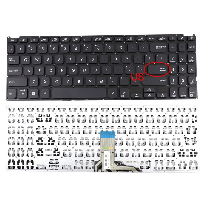 Клавиатура за HP Pavilion DM4, 1000, US оформление, CTO, 1010, 1020, 1030, 1040, 1050, 1060, 1070, 1080, 1090, 1100, 1110, 1120, 1130, 1140, 1150, 1 160, бяла