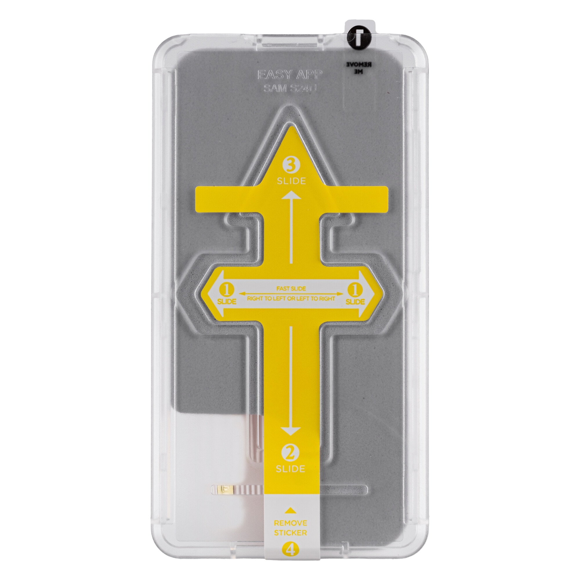 Folie sticla Booster, Clear, compatibila cu Samsung S24 Ultra, instalare rapida via dispozitiv special, Full Glue, securizata, duritate militara, Ultra HD, sticla profesionala, anti zgarieturi, anti socuri, margini negre, kit si racleta incluse, Easy App