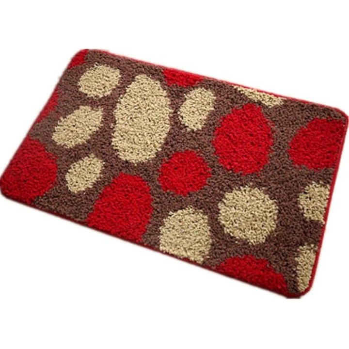 Csúszásmentes lábtörlő, nedvszívó, PVC, tarka, 40x60cm