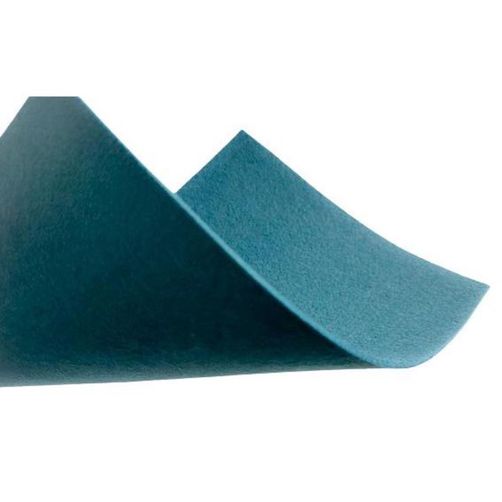 Fetru rigid 3mm 20X30cm, coala A4, turcoaz inchis