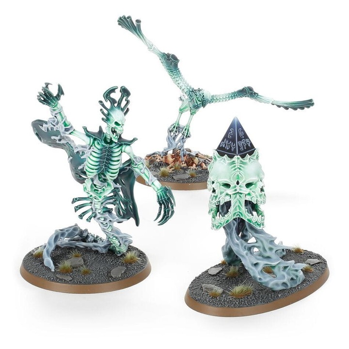 Warhammer Age fo Sigmar játék kiegészítés, Endless Spells Ossiarch Bonereapers, Games Workshop, 24 db, szürke