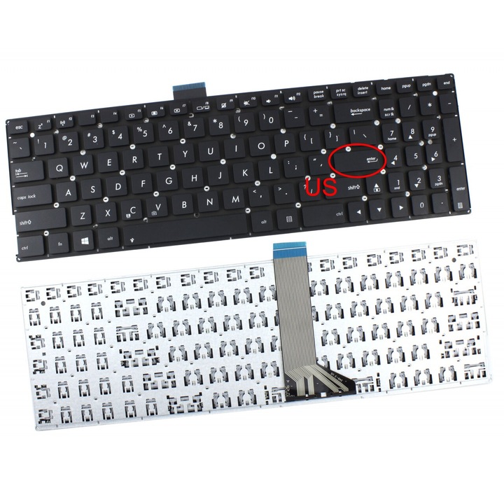Клавиатура за Asus A553M X554LD, X555LA, X555LB, X555LD, X555LJ, X555LN, X555UA, X555YI