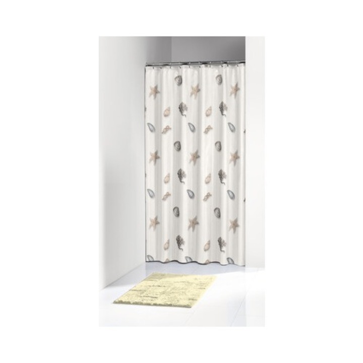 Perdea De Dus Sealskin Elemental Canet Ecru 180 X 200 Cm