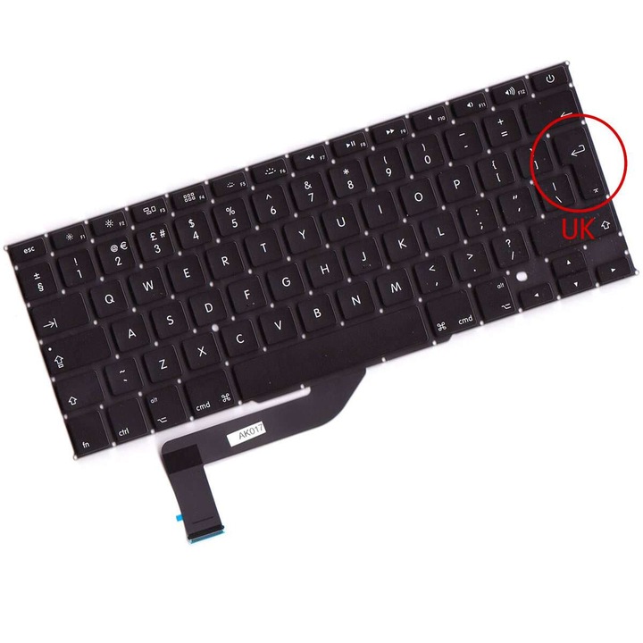 Клавиатура за Apple MacBook ME293, ME293LL, ME294, ME294LL, ME664, ME664LL, ME665, ME665LL