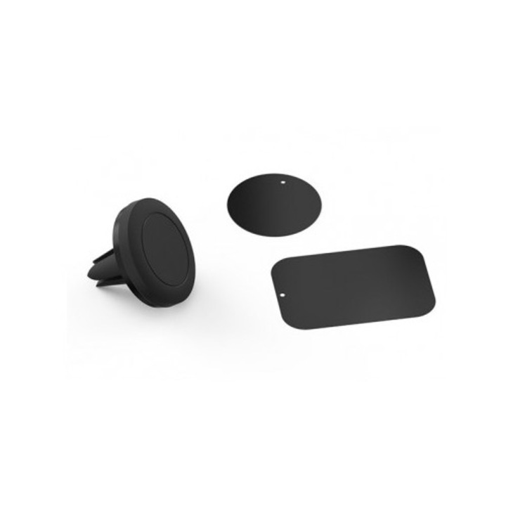Suport telefon magnetic auto cu fixare in grila de ventilatie