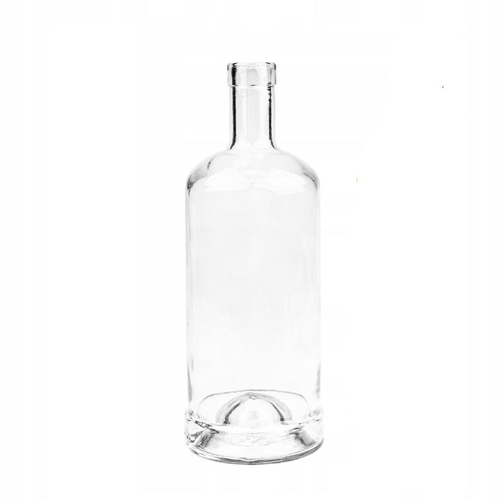 Sticla din Sticla, SuperButelki, Model Tadek, 700 ml, Pentru Vodca Vin si Tincturi, Set cu Dop Asortat, Sticla Groasa de Inalta Calitate, Aspect Elegant, Ideala pentru Alcool, Transparent