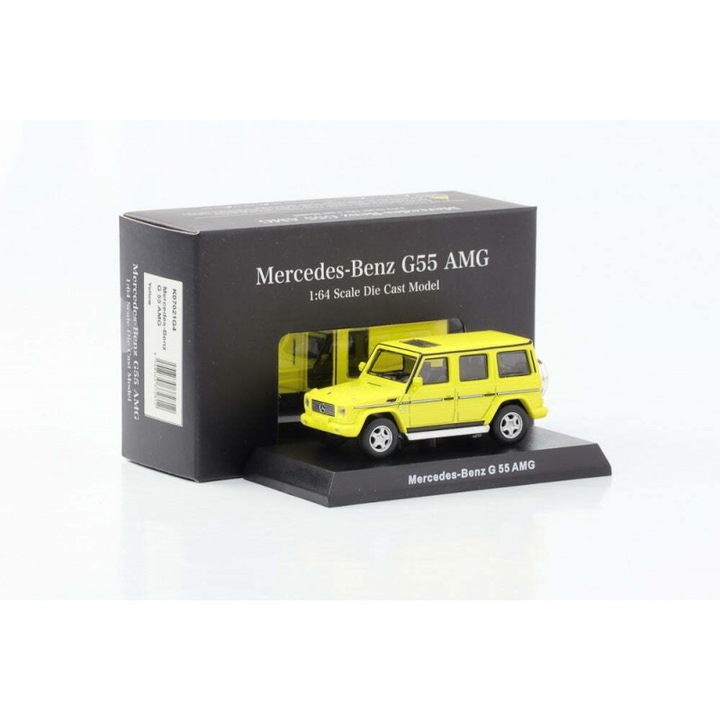 Mercedes-Benz G55 AMG sárga modell - 1/64 Kyosho